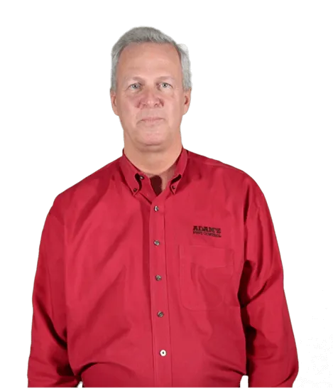 Adams Pest Control technician