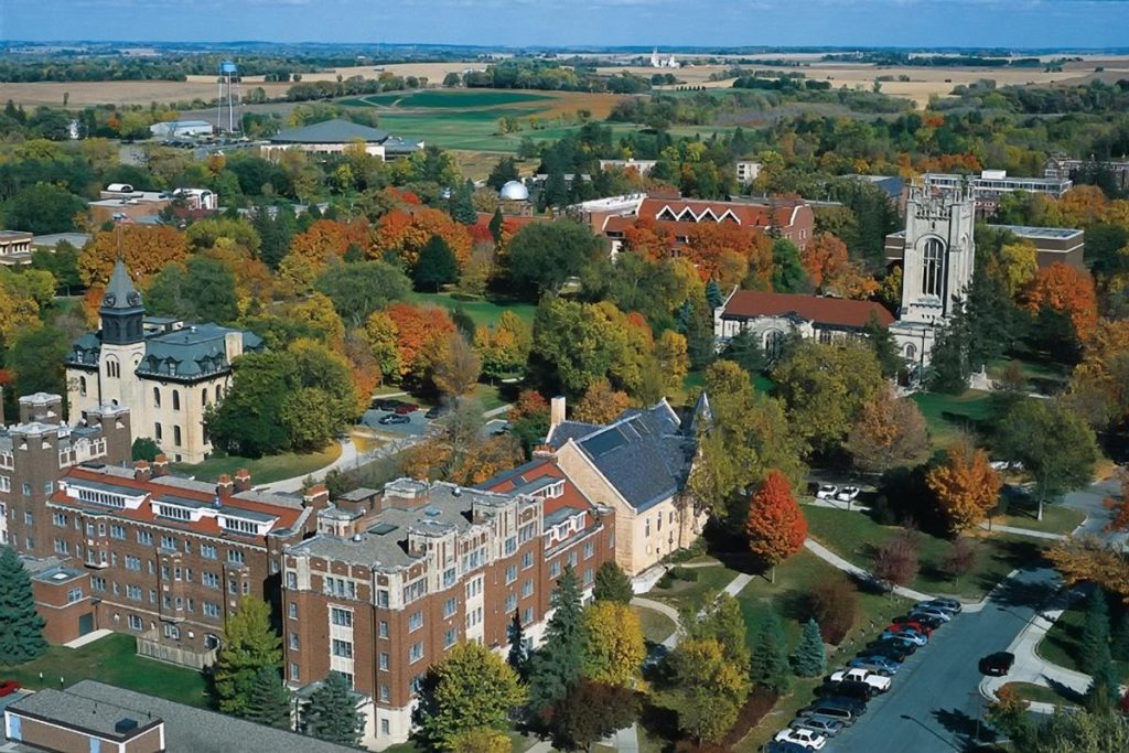 Drone Image of the City of Medina Minnesota