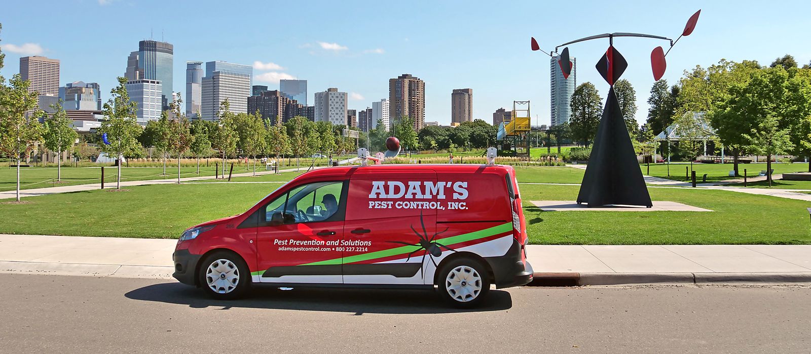 adams-pest-control-van-at-minneapolis-park