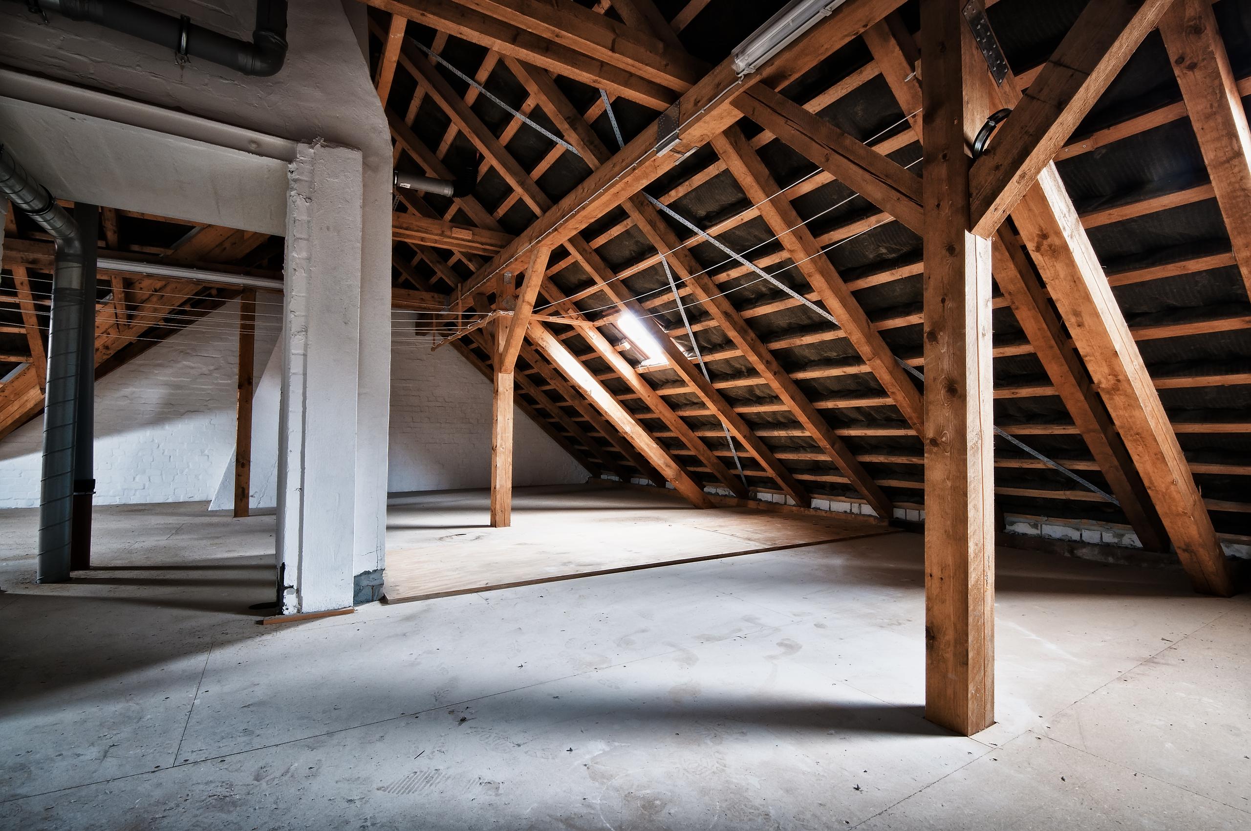 empty attic