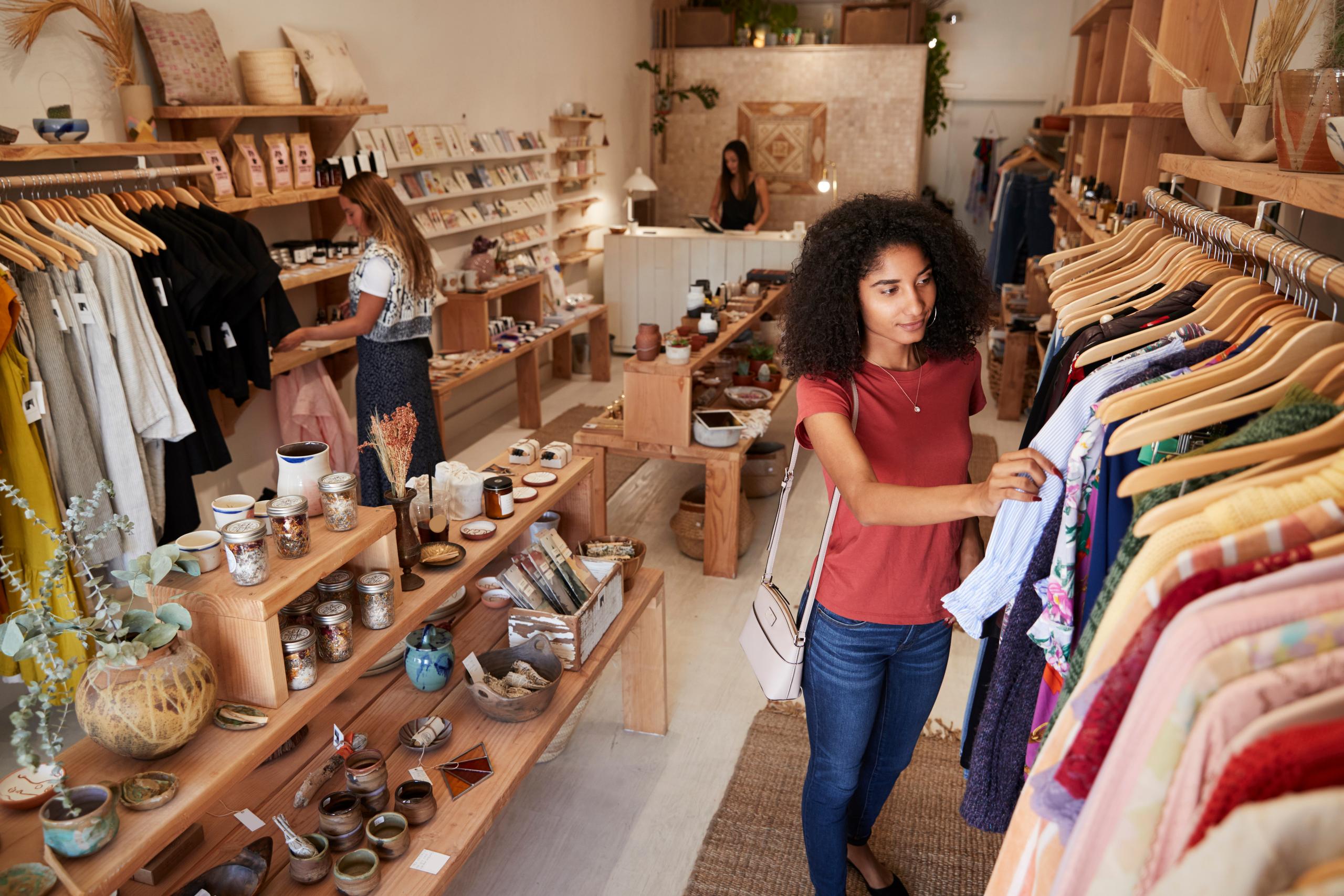 woman shopping